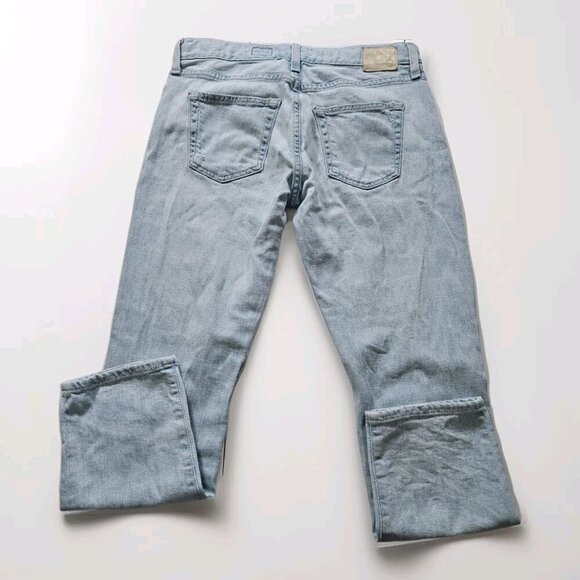 AG Adriano Goldschmied Jeans Womens 28R Blue High Rise Ex Boyfriend Slouchy Slim - Picture 16 of 16